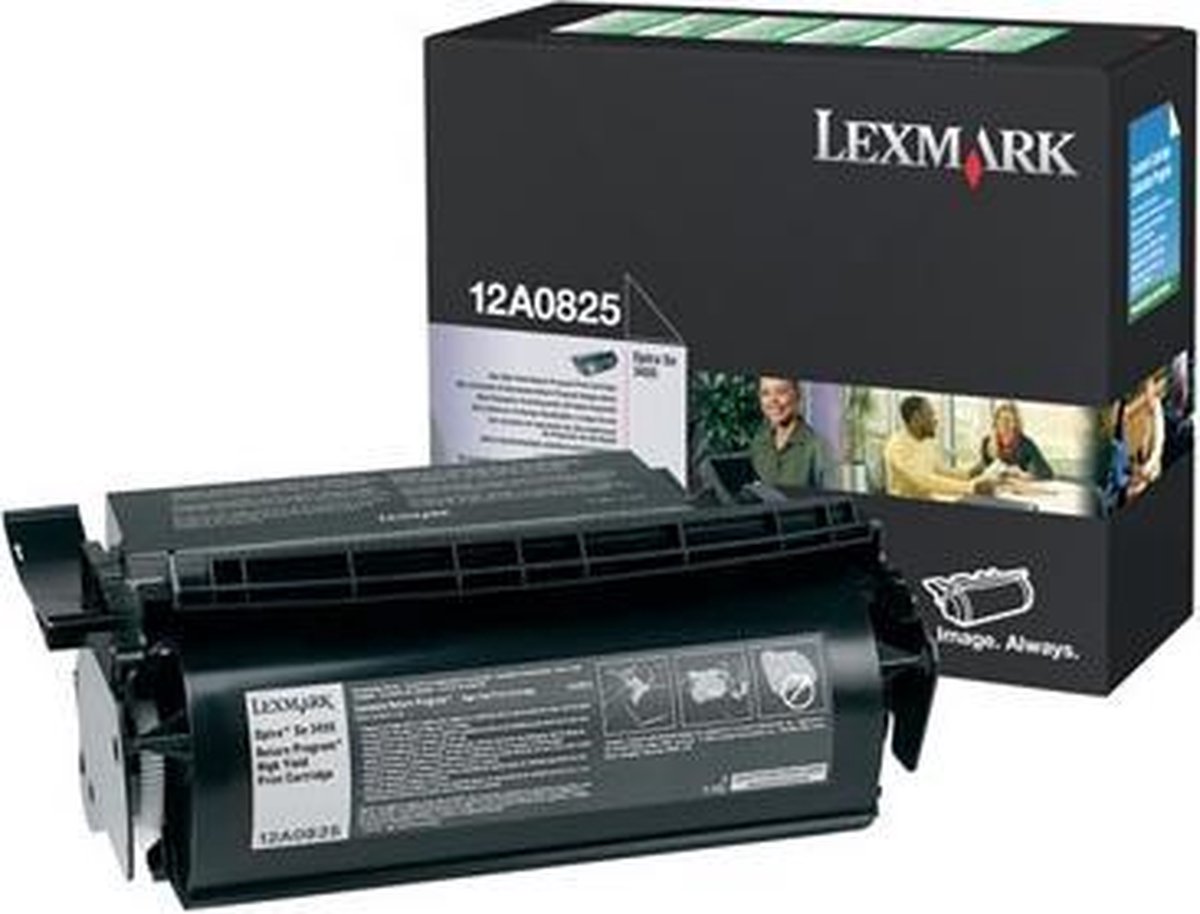 Lexmark Tonercartridge Optra 23K zwart 12A0825