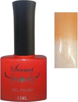 Kameleon Gel Nagellak Parelmoer Oranje Roze