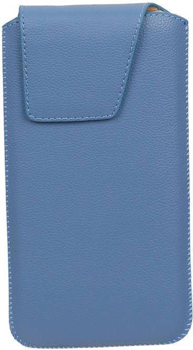Smartphone Pouch - Hoesje Geschikt voor iPhone 6 / 6S Blauw