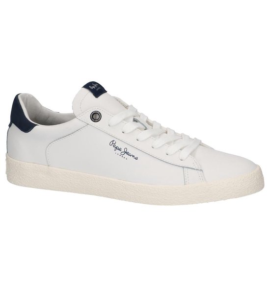 Pepe Jeans - Pms30435 - Sneaker laag gekleed - Heren - Maat 46 - Wit - 800  -White | bol.com