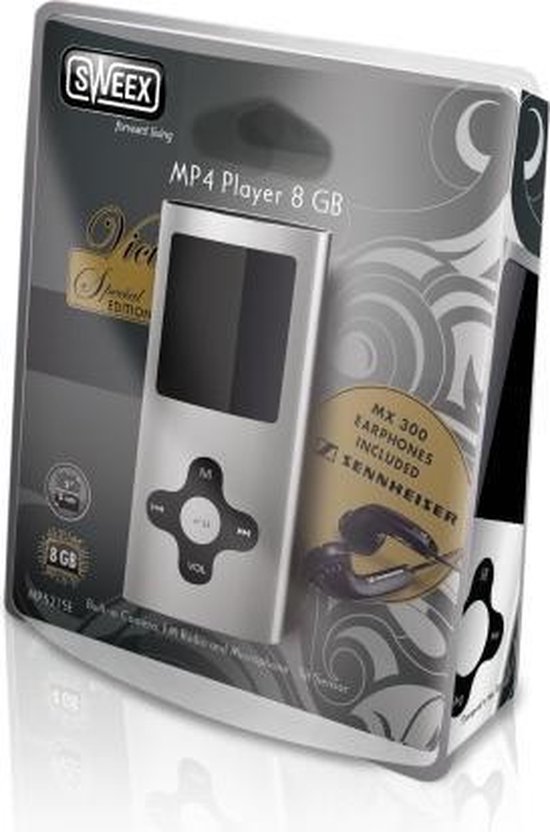 Sweex Vici MP4-Speler 8 GB - Zilver | bol.com