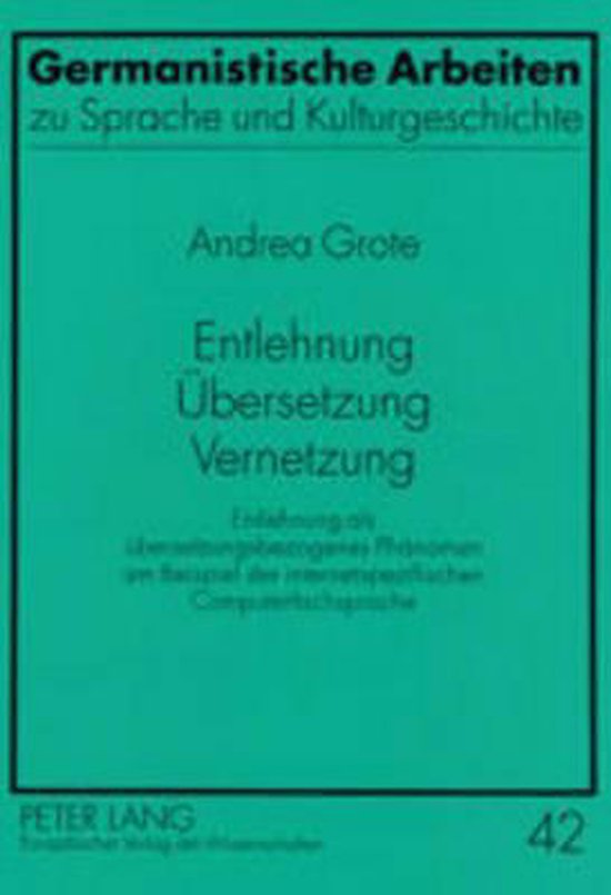 Entlehnung - Übersetzung - Vernetzung - cover