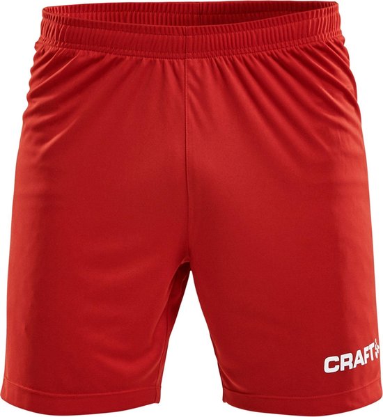 Craft Squad Short Solid Heren Sportbroek - Maat XL  - Mannen - rood/wit