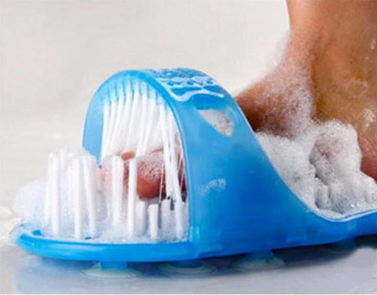 Voetscrubber Massage Borstel| Voet Scrubber | Shower Feet | Makkelijk voeten  wassen en... | bol.com