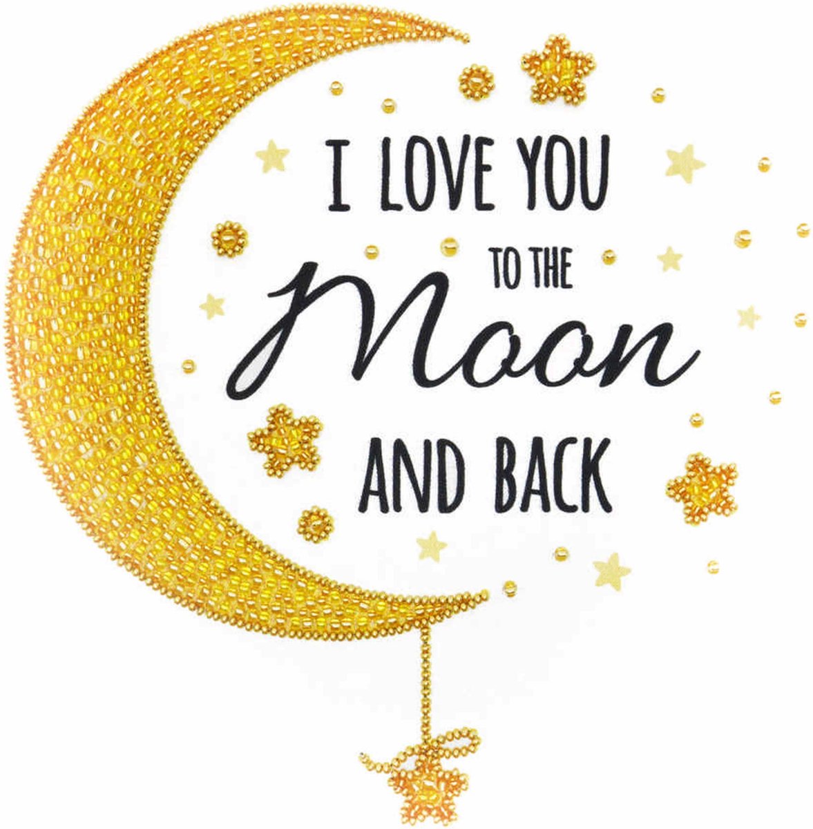 Miniart Crafts Love You To The Moon And Back 25 X 25 Cm Bol Com