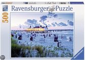 Ravensburger puzzel Avondstemming op Usedom - Legpuzzel - 500 stukjes