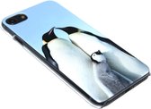 Pinguin hoesje kunststof Geschikt voor iPhone 8 Plus / 7 Plus