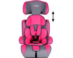 zadel onderwijs Polijsten TecTake autostoel - 9 tot 36 kg - roze /grijs - met extra vulling - 400213  | bol.com