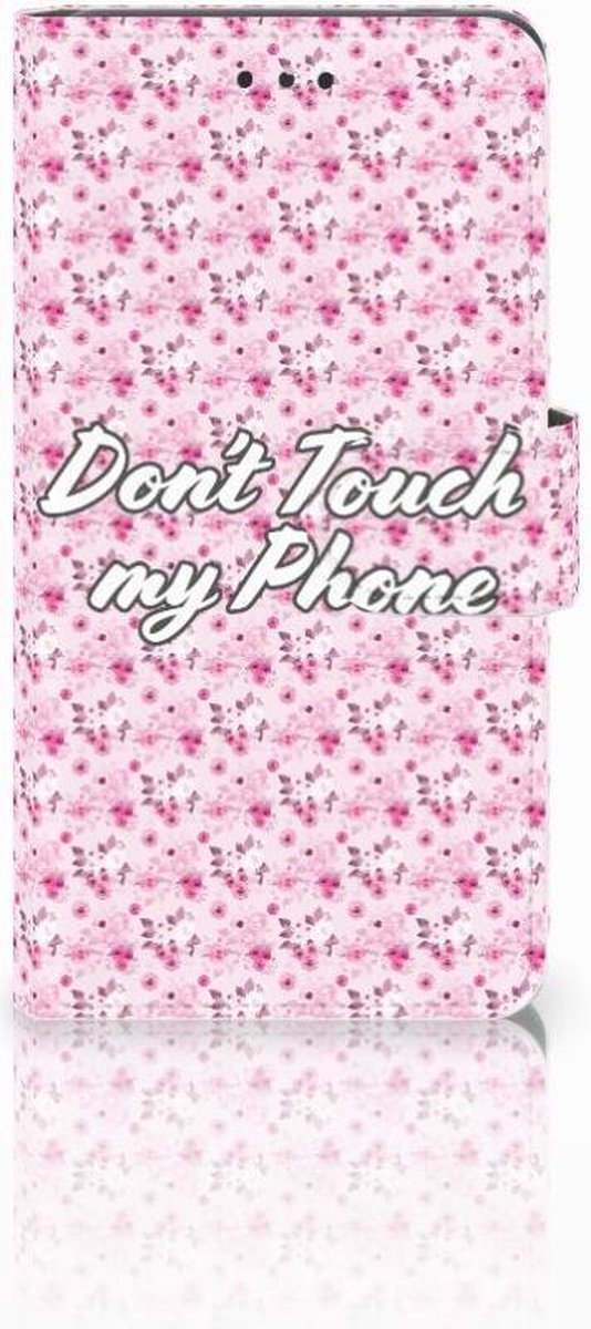 Nokia 7 Portemonnee Hoesje Flowers Pink DTMP