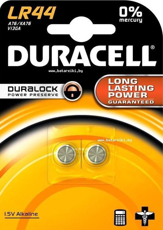 Duracell Knoopcel Batterij LR44 Alkaline - 10 stuks | bol.com
