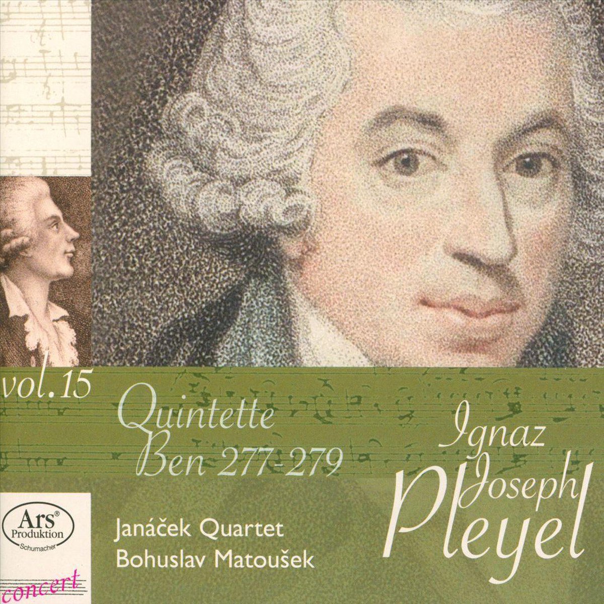 Ignaz Joseph Pleyel: Quintette, Ben277-279