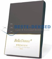 Bella Donna Premium Jersey Hoeslaken - Licht Antraciet (0215) - 180x190-200x220