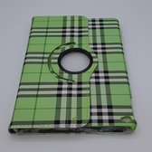 Voor iPad Pro 10.5 inch case / hoes  - Burberry Style groen