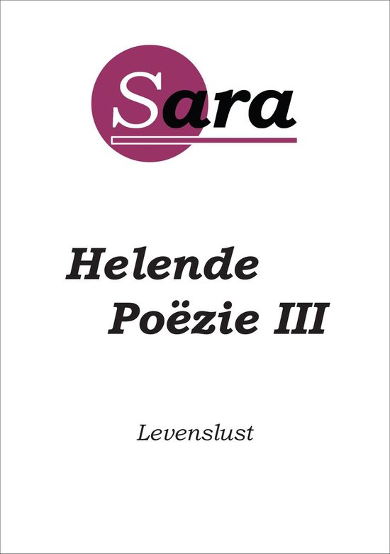 Cover van het boek 'Helende Poëzie 3 - levenslust'