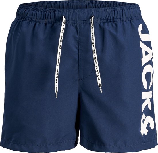 Jack & Jones Cali Zwemshort Heren Zwembroek - Maat XL - Mannen - blauw/wit  | bol.com