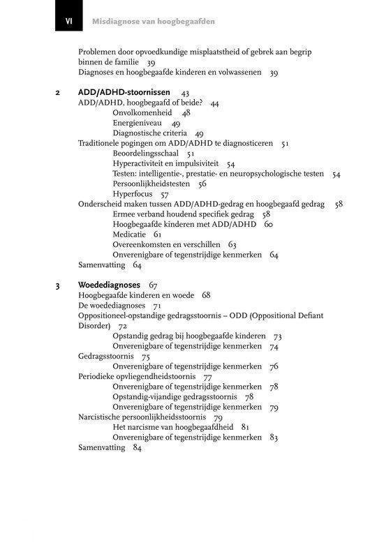 Misdiagnose van hoogbegaafden