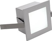 FRAME BASIC LED, inbouw, vierkant, zilvergrijs, neutraalwitte LED,