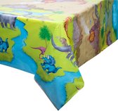 UNIQUE - Plastic dinosaurus landschap tafelkleed - Decoratie > Tafelkleden, placemats en tafellopers