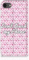 Bookcase iPhone 8 | 7 Flowers Pink DTMP