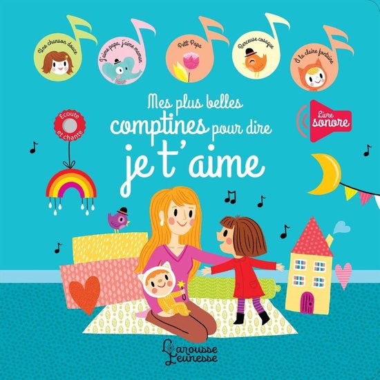 Mes plus belles comptines pour dire je t'aime - cover