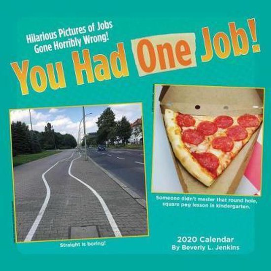 you-had-one-job-2020-square-wall-calendar-bol