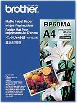 Brother BP60MA Inkjet Paper papier voor inkjetprinter A4 (210x297 mm) Mat 25 vel Wit