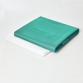 Lumaland - Hoes van luxe XXL zitzak - enkel de hoes zonder vulling - Volume 380 liter - 140 x 180 cm - gemaakt van PVC / Polyester - Turquoise