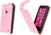 Bestcases Vintage Pink Flipcase Nokia Lumia 620