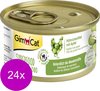 Gimcat Superfood Shinycat Duo 70 g - Kattenvoer - 24 x Kipfilet&Appel
