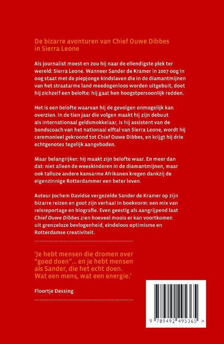 Chief Ouwe Dibbes - back cover