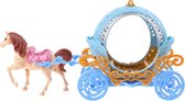Toi-toys Paard Met Koets 2-delig Lichtblauw
