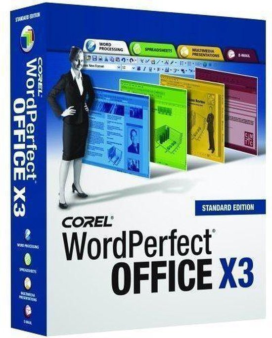 Corel WordPerfect Office X3, CD, W32, Upg, FR 