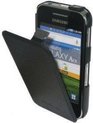 Anymode Leather Flip Case Samsung Galaxy Ace Black