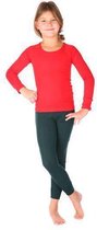 Thermo4sports - thermokleding - thermoset rood - donkergroen maat 128
