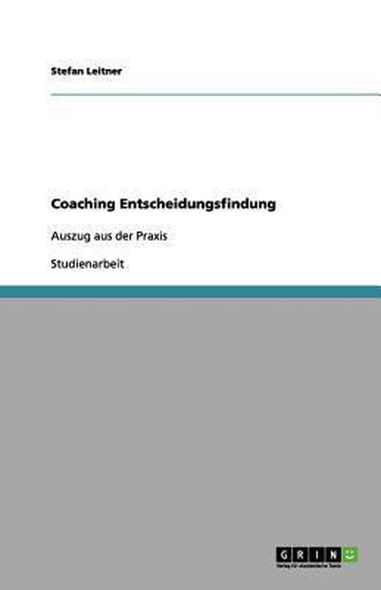 Coaching Entscheidungsfindung - cover