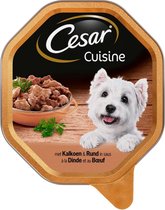 Cesar Classic - Kalkoen en rund in saus - 14 stuks à 150 gram