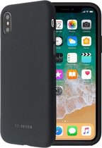 So Seven Smoothie Silicone Case - iPhone XS Max (6.5") - Zwart