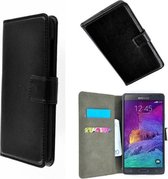 Samsung galaxy note 5 book style slim wallet case zwart