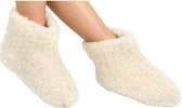 Chaussons / chaussons en laine blanche pour femmes / hommes 42