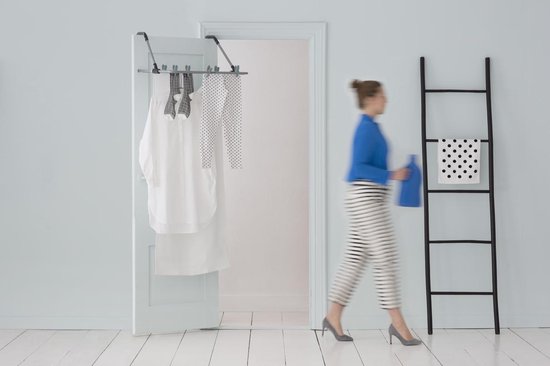 Brabantia Hangend Droogrek - Inklapbaar Wasrek- 4.5m - Metallic Grey