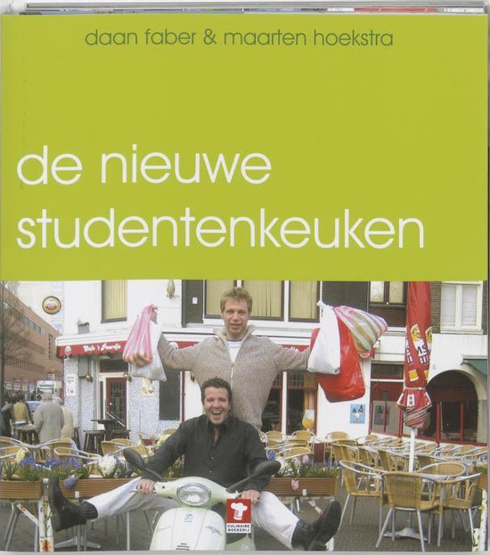 Cover van het boek 'De nieuwe studentenkeuken' van M. Hoekstra en D. Faber