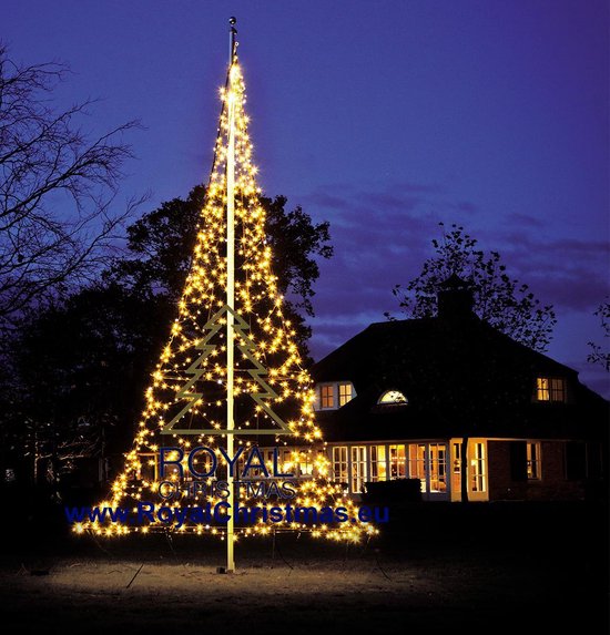 aluminium Aanvrager symbool Fairybell Vlaggenmast Kerstboomverlichting - Lengte 600 cm - 960 Warm LED  lampjes | bol.com