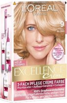 L'Oréal Excellence Creme 9 Helder Blond - Haarverf