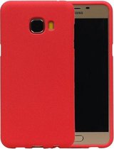Rood Zand TPU back case cover hoesje voor Samsung Galaxy C5