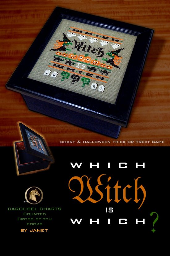 Which Witch is Which? Cross Stitch Candy Box Lid with Homony ... - cover