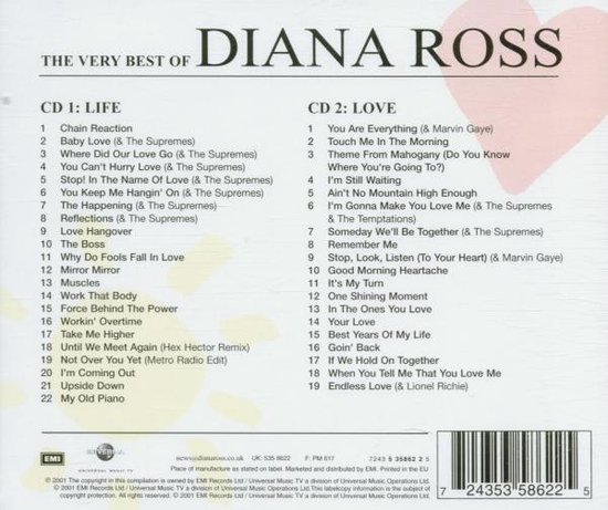 Love And Life: The Very Best Of Diana Ross - Diana Ross