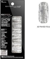 Maybelline Color Show Fashion Prints Mirror Effect Nail Stickers - 60 Frayed Foils