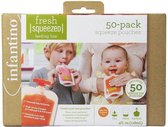 Infantino Feeding 50 Pack Knijpzakjes BK-08102