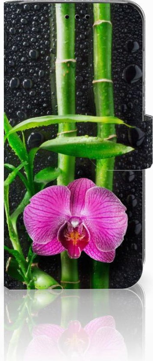 Boekhoesje voor Huawei P20 Lite Hoesje Orchidee