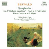 Helsingborg So - Symphonies 3 & 4/Piano Concerto (CD)